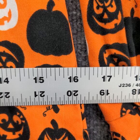 Sosho Womens Union Suit Pajamas Orange Medium Pull On Notch Neck Halloween - Picture 9 of 10